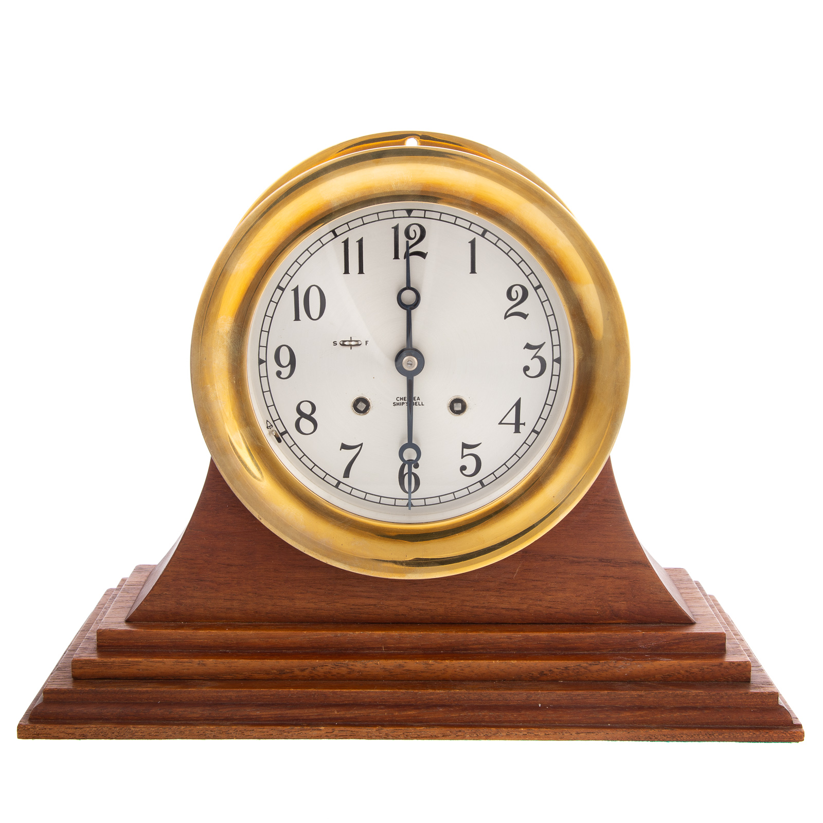 CHELSEA BRASS SHIP'S BELL CLOCK