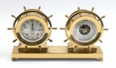 CHELSEA BRASS SHIP'S CLOCK AND