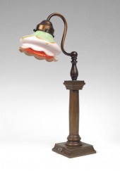 CHELSEA CLOCK CO BRASS LAMP WI