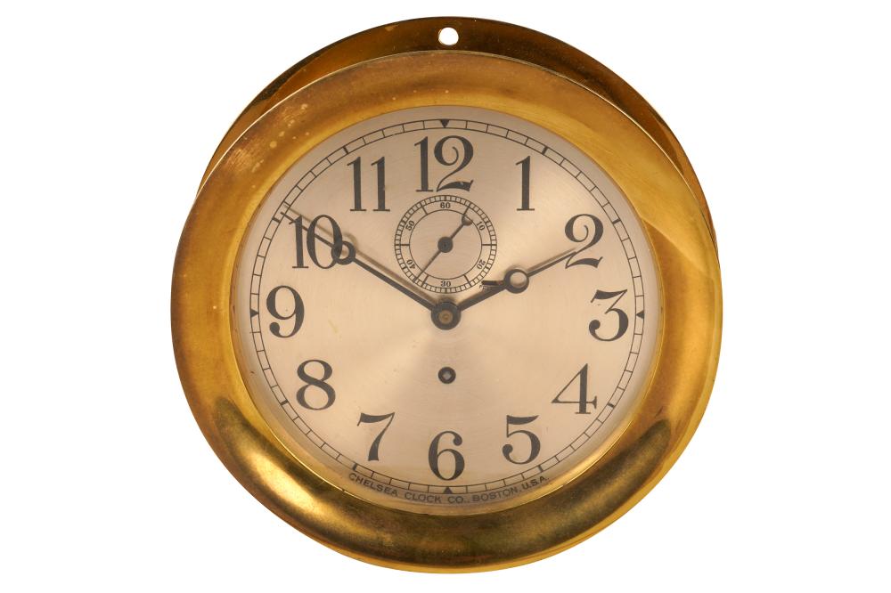 CHELSEA CLOCK COMPANY BRASS WALL