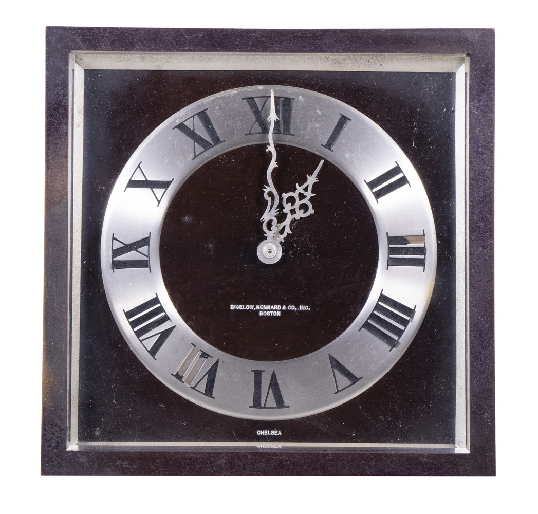 CHELSEA "RALEIGH" BRONZE DESK CLOCK
