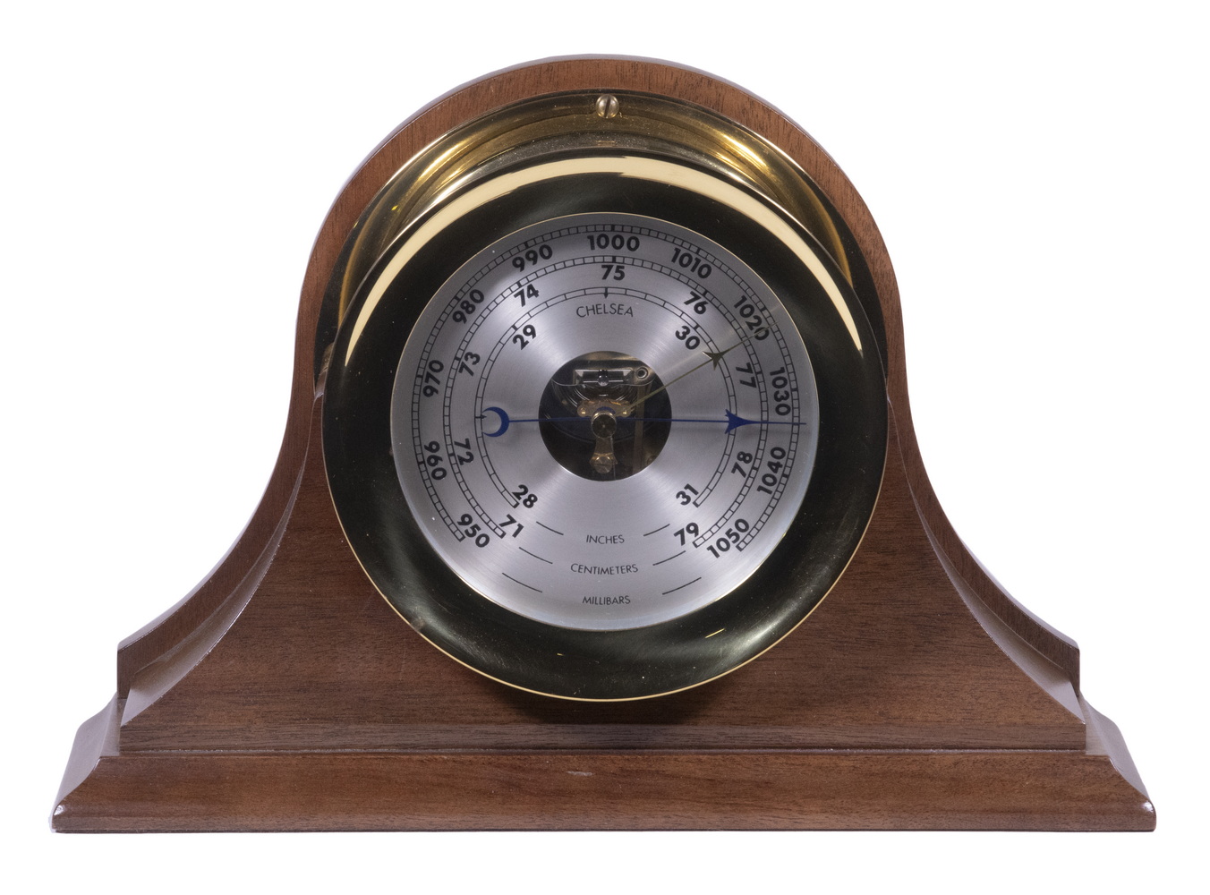CHELSEA SHIP'S BAROMETER ON STAND