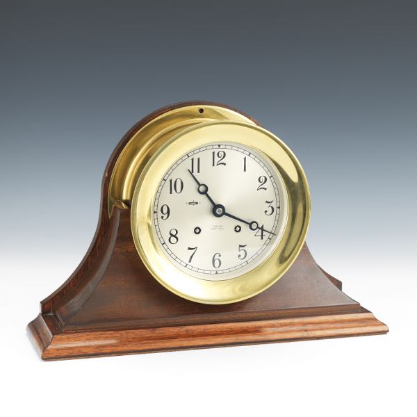 CHELSEA SHIPS BELL CLOCK 7 ¼" clock