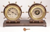 CHELSEA SHIP'S BELL CLOCK AND