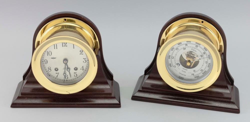 CHELSEA SHIP'S BELL CLOCK AND