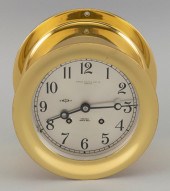 CHELSEA SHIP'S BELL CLOCK BOST