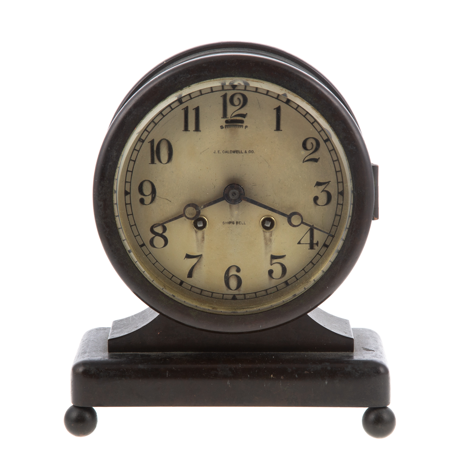 CHELSEA SHIP'S BELL CLOCK Late 19th