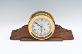 CHELSEA SHIP'S BELL CLOCK: Ser