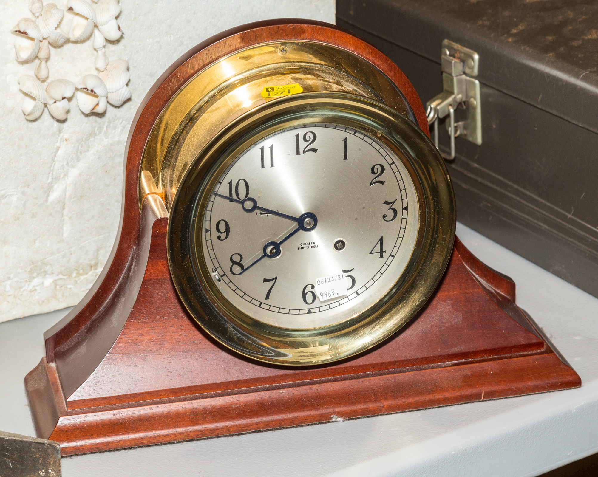 CHELSEA SHIPS CLOCK Mounted on a