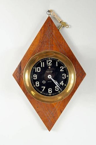 CHELSEA SHIP'S CLOCK W/BLACK