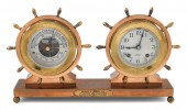 CHELSEA SHIP’S WHEEL CLOCK AND