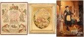 CHENILLE NEEDLEWORK, 19TH C.Ch