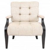 CHENILLE-UPHOLSTERED LIBRARY C