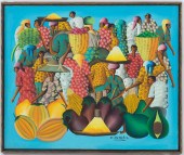 CHERIE GERELIS. MARKET SCENE,