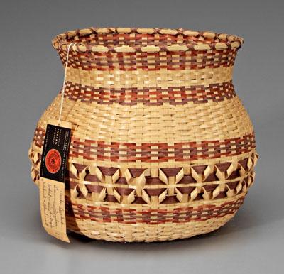 Cherokee basket, Emma Taylor,