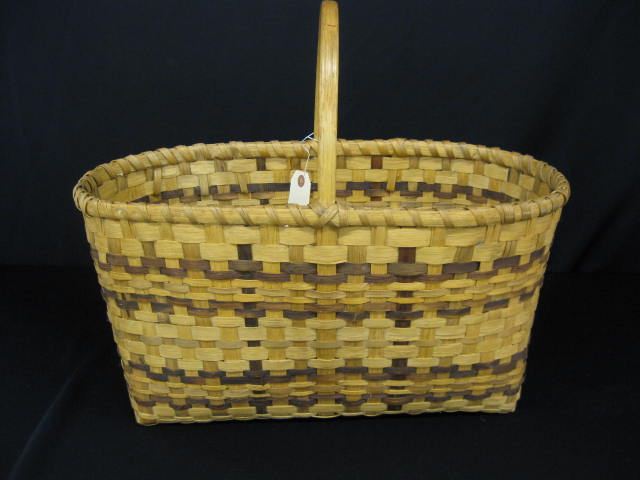 Cherokee Indian Basket dyed split