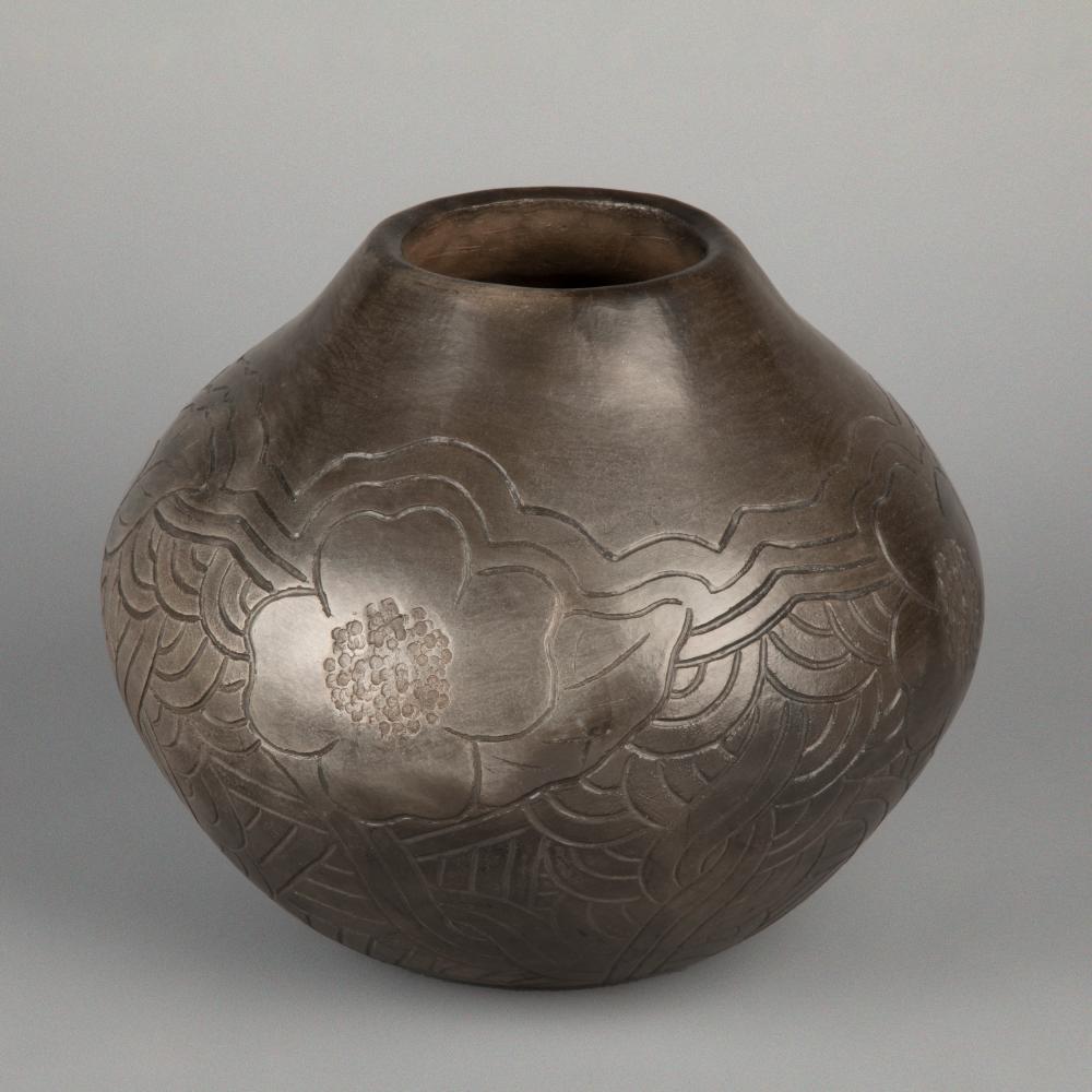 CHEROKEE, JANE OSTI, CARVED JAR,