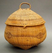 CHEROKEE LIDDED STORAGE BASKET