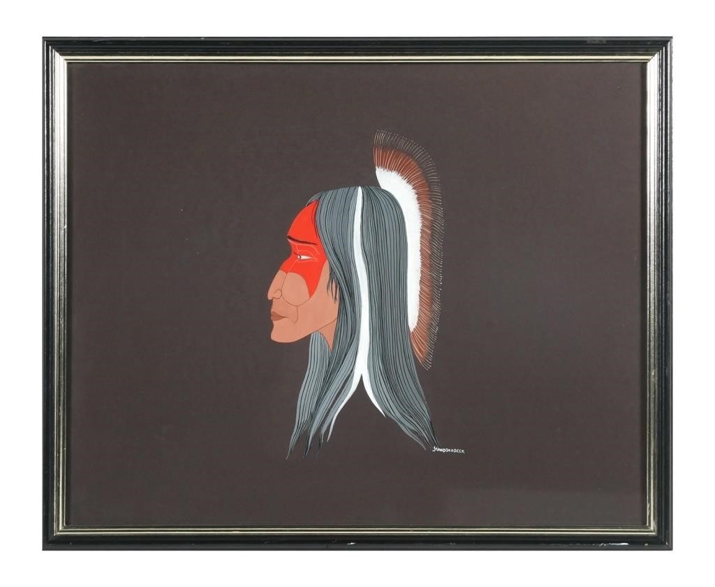 CHEROKEE NATIVE AMERICAN PORTRAIT