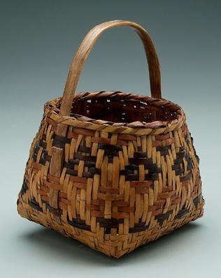 Cherokee river cane basket,