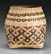 Cherokee river cane basket, sq