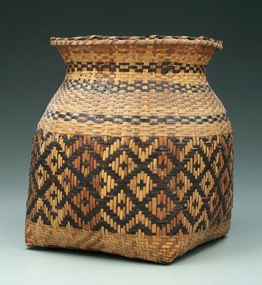 Cherokee river cane basket,