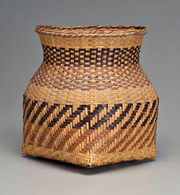 Cherokee river cane basket,
