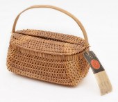 CHEROKEE SPLINT TOTE BASKET, D