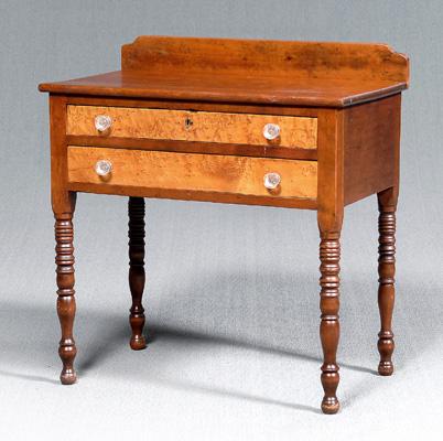 Cherry and bird's-eye maple