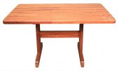 CHERRY BUTCHER BLOCK TABLE, ON