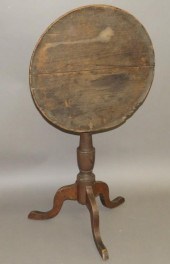 CHERRY CANDLESTANDca. 1810; wi