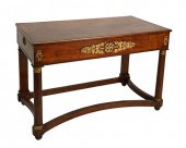 CHERRY CONSOLE TABLE, IN THE F