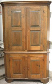 Cherry corner cupboard    19th