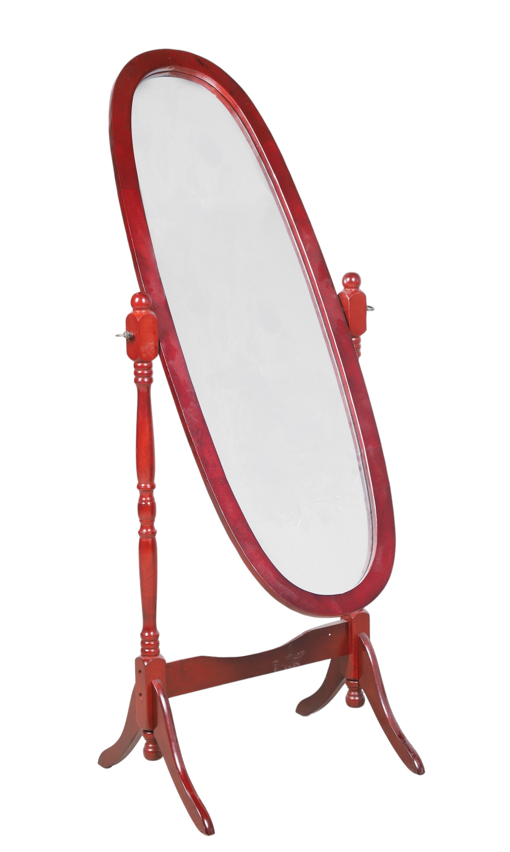 Cherry dressing mirror, turned