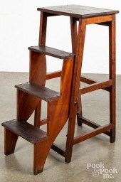 CHERRY FOLDING LIBRARY STEPS,