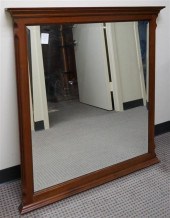 CHERRY FRAME BEVEL EDGE MIRROR