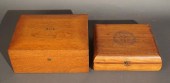 CHERRY HUMIDOR AND A HUMIDOR I
