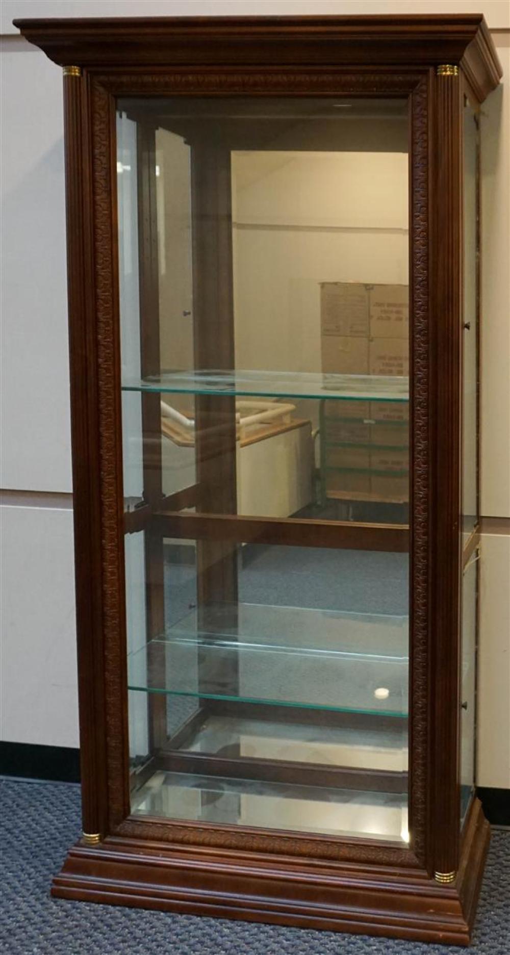 CHERRY ILLUMINATED DISPLAY CABINET,