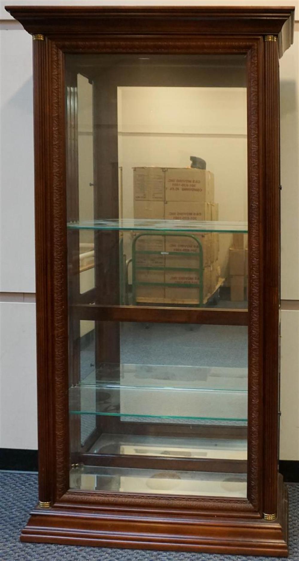 CHERRY ILLUMINATED DISPLAY CABINET,
