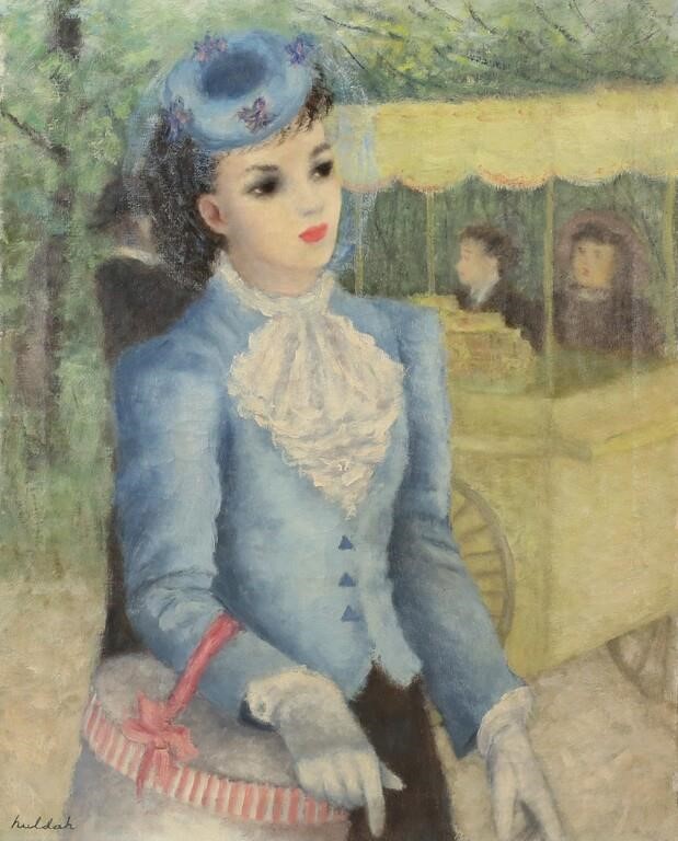 CHERRY JEFFE HULDAH OIL ON CANVAS