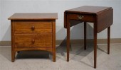 CHERRY PEMBROKE TABLE AND A SI