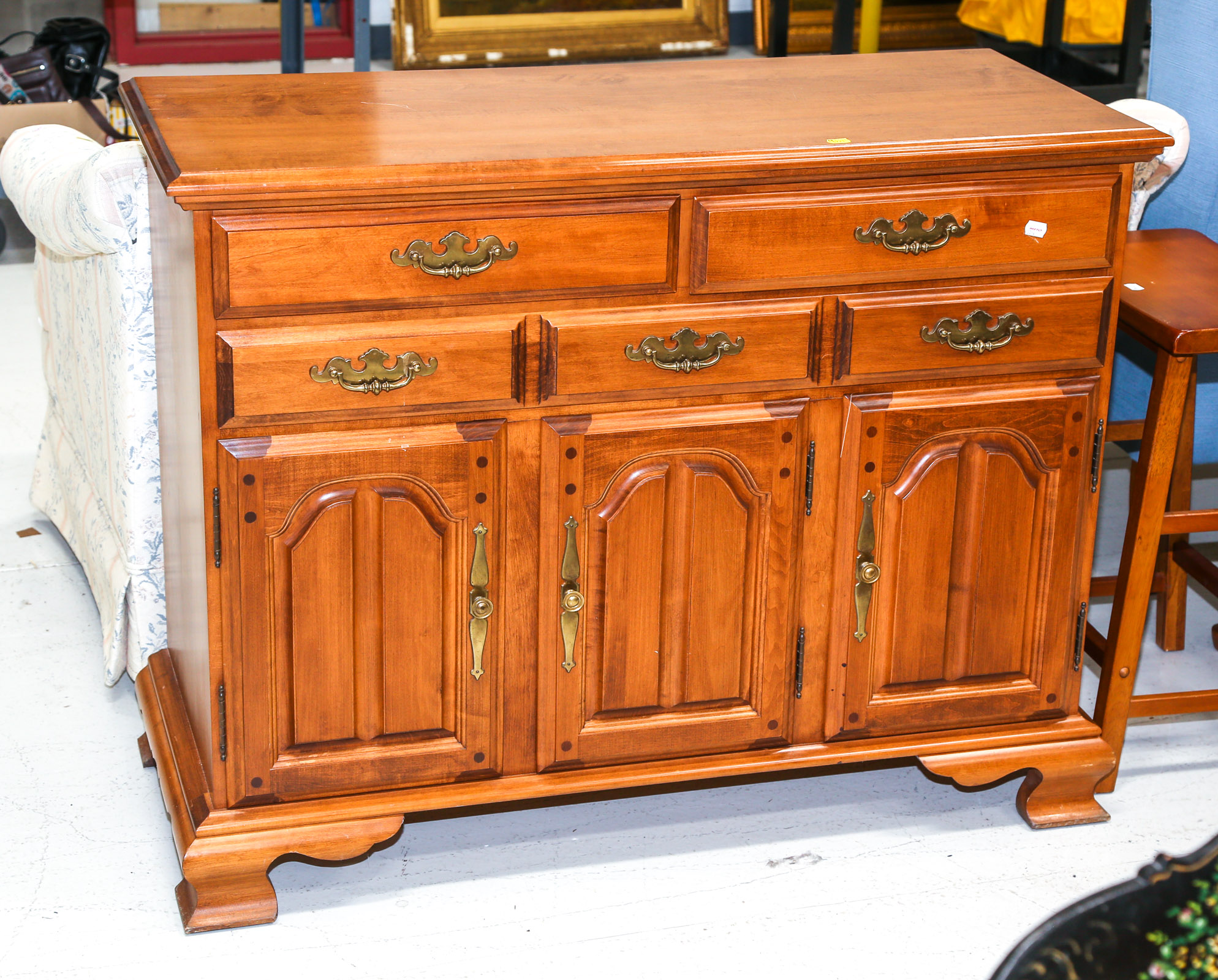 CHERRY SERVER 34 1/4 in. H., 44 in.