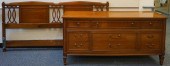 CHERRY TRIPLE DRESSER AND KING