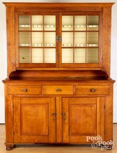 CHERRY TWO-PART DUTCH CUPBOARD