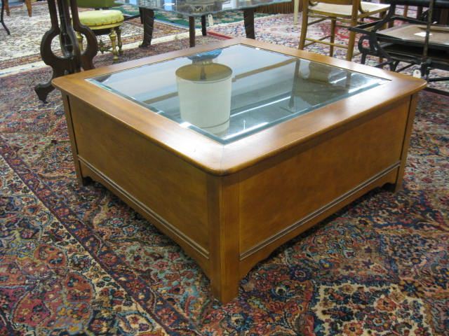 Cherry Vitrine Display Coffee Table