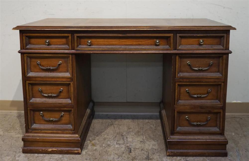 CHERRY WOOD DOUBLE PEDESTAL