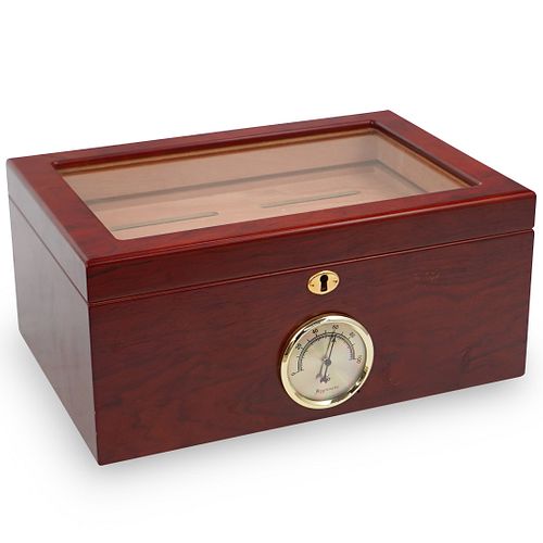 CHERRY WOOD HUMIDOR CIGAR