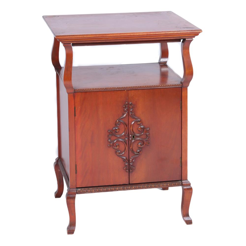 CHERRY WOOD MUSIC BOX STAND