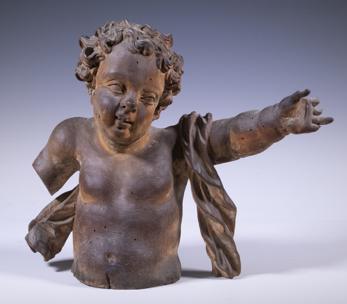 CHERUB CARVING, 17TH CENTURY