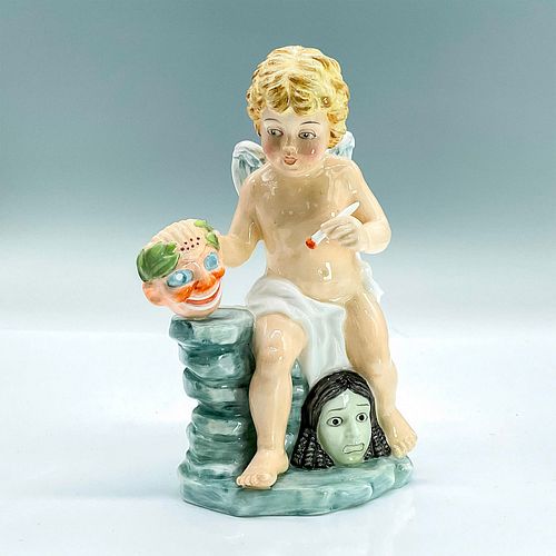 CHERUB CREATING ART - ROYAL DOULTON